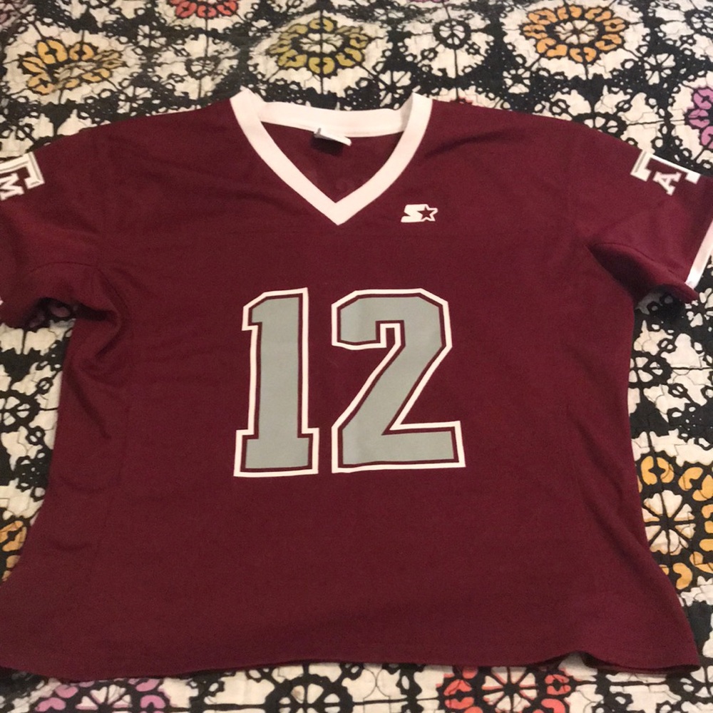 Official Texas A&M 12th man Starter Jersey.